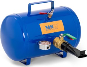 Sprężarka MSW Inflator zbiornik ciśnieniowy do pompowania kół opon z manometrem 8 bar 19.5 l 2