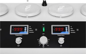 Steinberg Mieszadło magnetyczne laboratoryjne 99deg;C timer 6 stanowisk + mieszadełka 4