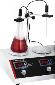 Steinberg Mieszadło magnetyczne laboratoryjne 99deg;C timer 6 stanowisk + mieszadełka 6
