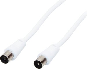 Kabel Blow Antenowy (F) 1.8m biały 3