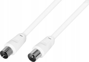 Kabel Blow Antenowy (F) 1.8m biały 4
