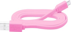 Kabel USB Blow USB-A - micro-B 1 m Różowy 2
