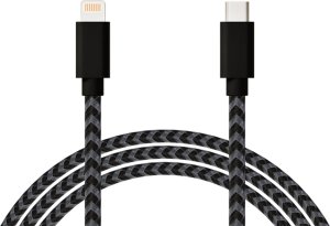 Kabel USB Blow USB-C - USB-C 1 m Czarny 1