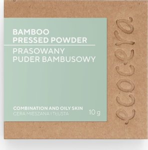 Ecocera  Natural Choice* Prasowany Puder Bambusowy do cery tłustej i mieszanej 10g 2