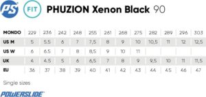 Rolki Powerslide Rolki Powerslide Phuzion Xenon Arctic Black 90 37 2