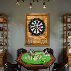 John Paddle Tablica Drewniana Premium do Darta Retro Vintage Uniwersalny 4