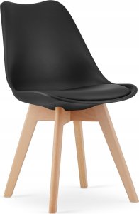 Leobert Zestaw stół prostokątny ADRIA 120x80 czarny + 4 krzesła MARK czarne 5