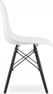 Leobert Krzesło OSAKA białe / nogi czarne x 1 4