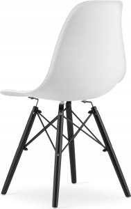 Leobert Krzesło OSAKA białe / nogi czarne x 1 6