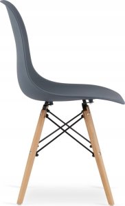 Leobert Krzesło OSAKA dark slate / nogi naturalne x 1 4