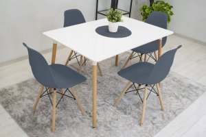 Leobert Krzesło OSAKA dark slate / nogi naturalne x 1 7