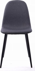 Leobert Krzesło DART - ciemno-szare / nogi czarne x 1 2