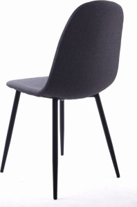 Leobert Krzesło DART - ciemno-szare / nogi czarne x 1 4