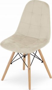 Leobert Krzesło DUMO - beż aksamit x 3 4