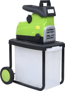 vidaXL Elektryczna rozdrabniarka ogrodowa z pojemnikiem, 2800 W 2