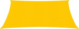 vidaXL Żagiel przeciwsłoneczny, 160 g/m, żółty, 2x2,5 m, HDPE 2