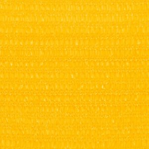 vidaXL Żagiel przeciwsłoneczny, 160 g/m, żółty, 2x2,5 m, HDPE 5