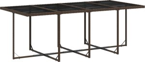 vidaXL 13-cz. zestaw mebli do ogrodu, poduszki, brązowy, rattan PE 4