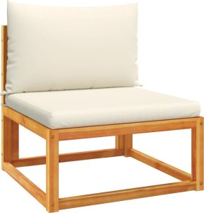 vidaXL 6-cz. zestaw wypoczynkowy do ogrodu, z poduszkami, akacjowy 4