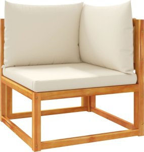 vidaXL 6-cz. zestaw wypoczynkowy do ogrodu, z poduszkami, akacjowy 5