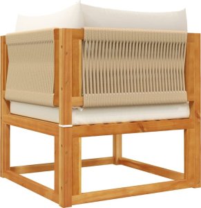 vidaXL 6-cz. zestaw wypoczynkowy do ogrodu, z poduszkami, akacjowy 7