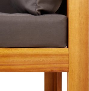 vidaXL 6-cz. zestaw wypoczynkowy do ogrodu, z poduszkami, akacjowy 10