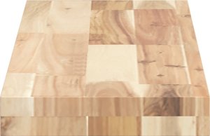vidaXL Półka ścienna, 80x20x4 cm, surowe lite drewno akacjowe 5