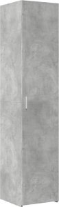 vidaXL Wysoka szafka, szarość betonu, 40x42,5x185 cm 2