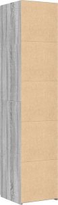 vidaXL Wysoka szafka, szary dąb sonoma, 40x42,5x185 cm 6