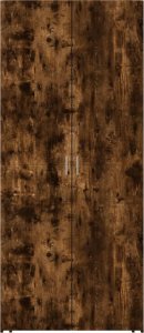 vidaXL Wysoka szafka, przydymiony dąb, 80x42,5x185 cm 4