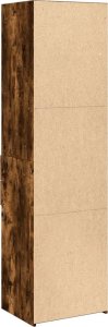 vidaXL Wysoka szafka, przydymiony dąb, 50x42,5x185 cm 6