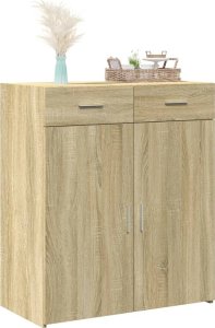 vidaXL Szafka, dąb sonoma, 80x42,5x93 cm 3