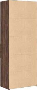vidaXL Wysoka szafka, brązowy dąb, 70x42,5x185 cm 6