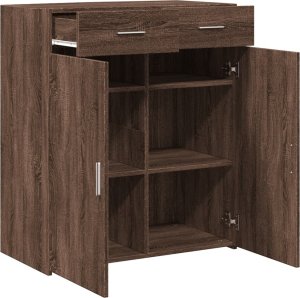 vidaXL Szafka, brązowy dąb, 80x42,5x93 cm 7