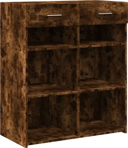 vidaXL Szafka, przydymiony dąb, 80x42,5x93 cm 2