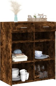 vidaXL Szafka, przydymiony dąb, 80x42,5x93 cm 3