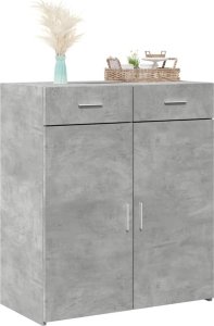 vidaXL Szafka, szarość betonu, 80x42,5x93 cm 3