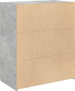vidaXL Szafka, szarość betonu, 80x42,5x93 cm 6