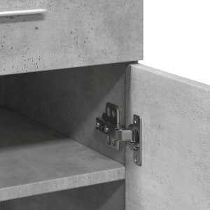 vidaXL Szafka, szarość betonu, 80x42,5x93 cm 8