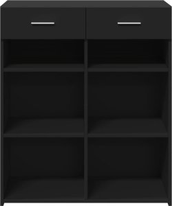 vidaXL Szafka czarna 80x42,5x93 cm 4