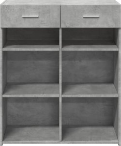 vidaXL Szafka, szarość betonu, 80x42,5x93 cm 4