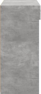 vidaXL Szafka, szarość betonu, 80x42,5x93 cm 5