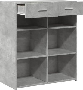 vidaXL Szafka, szarość betonu, 80x42,5x93 cm 7
