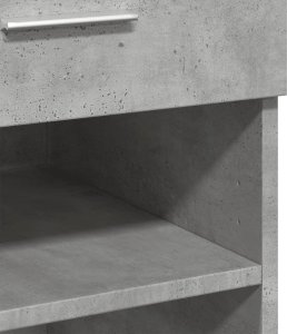 vidaXL Szafka, szarość betonu, 80x42,5x93 cm 8