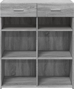 vidaXL Szafka, szary dąb sonoma, 80x42,5x93cm 4