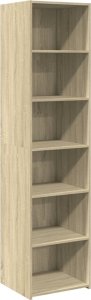 vidaXL Wysoka szafka, dąb sonoma, 45x41x185cm 2