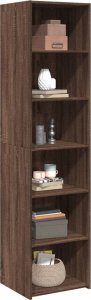 vidaXL Wysoka szafka, brązowy dąb, 45x41x185 cm 3