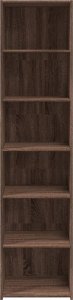 vidaXL Wysoka szafka, brązowy dąb, 45x41x185 cm 4