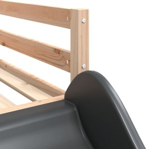 vidaXL Łóżko na antresoli, ze zjeżdżalnią i zasłonkami, 80x200 cm 12