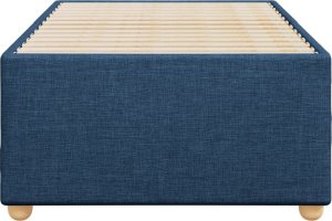 vidaXL Rama łóżka, niebieska, 80 x 200 cm, tapicerowana tkaniną 4